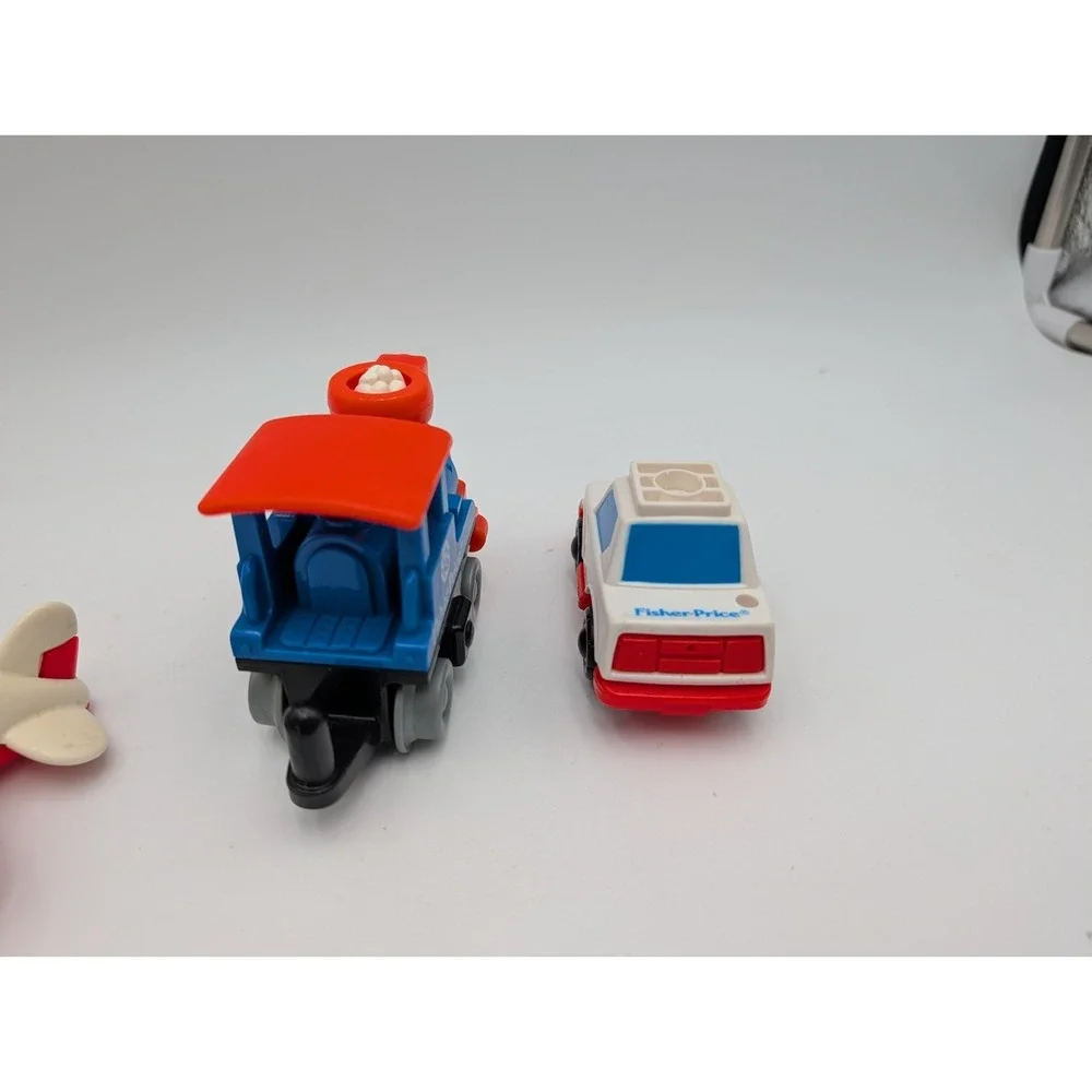 Fisher‎ Price Flip Track Train Airplane Car Vehicle Lot
